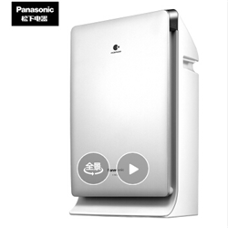 松下（Panasonic）空气净化器家用除过敏原 除甲醛除雾霾PM2.5异味二手烟卧室 纳米水离子F-PXF35C-S